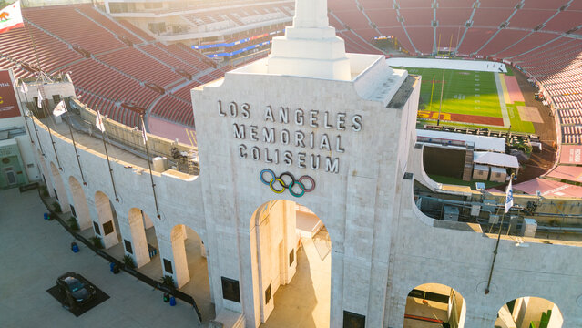 Los Angeles Memorial Coliseum, home to USC football, Olympics and other events.