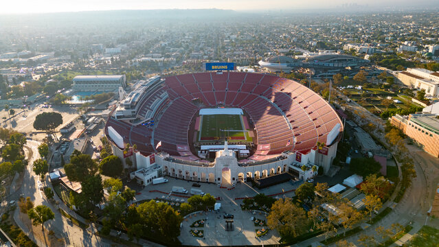 Los Angeles Memorial Coliseum, home to USC football, Olympics and other events.