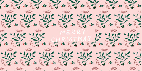 Christmas vector pattern. Seamless retro background. Ornament for gift wrapping paper, fabric, clothes, textile, surface textures, scrapbook.