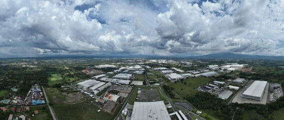 Aerial View of the Coyol Free Trade Zone in Costa Rica