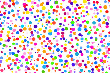 Background PNG of multi-colored dots on a transparent background for design and creativity 