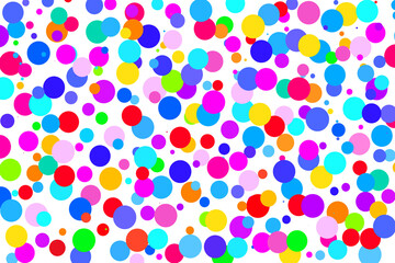 Background PNG of multi-colored dots on a transparent background for design and creativity 
