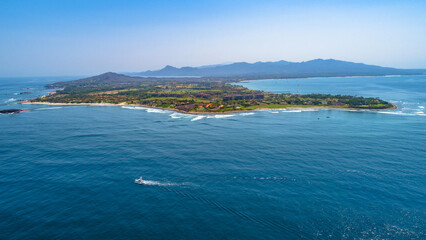 Fototapeta na wymiar Aerial view of Punta de Mita, Nayarit, Mexico