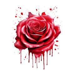 red rose isolated on transparent background Remove png, Clipping Path, pen tool