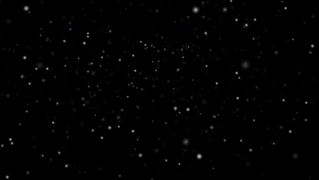 Dust particles overlay floating Glittering Particles transparent background With with black background