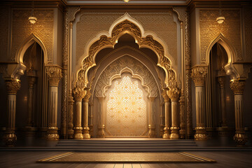 Mosque Front Gate Background