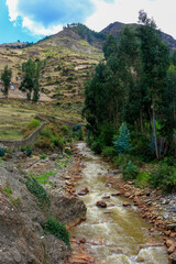 trail in the mountains