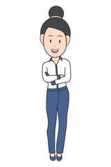 Funny Business Character Clipart Graphic
