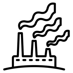 Polluted Atmosphere Icon
