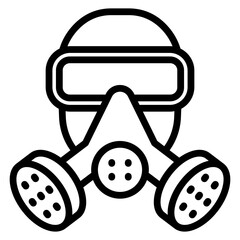 Respirator Mask Icon