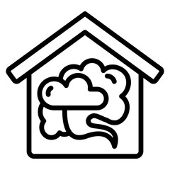 Indoor Air Pollution Icon