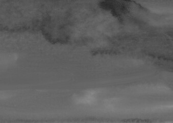 にじみのある黒の水彩の背景素材