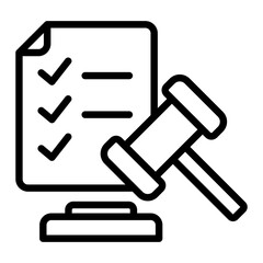 Legal Compliance Icon