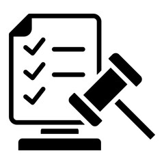 Legal Compliance Icon