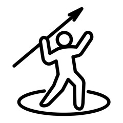 Javelin Throw Icon