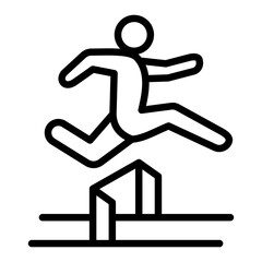 Obstacle Jump Icon
