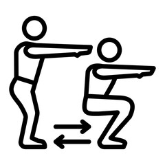 Squat Icon