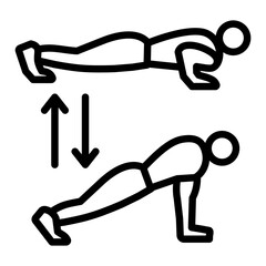 Push Up Icon