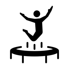 Trampoline Jump Icon