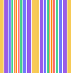 Obraz premium Bright Summer Beach Stripe With White Seamless Tile