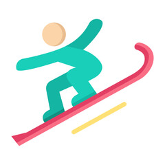 Snowboarding Icon