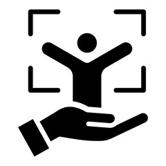 Fototapeta premium Body Image Icon