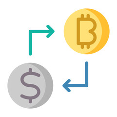 Cryptocurrency Exchange Icon