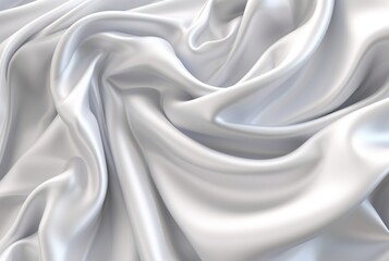 white fabric texture background for business card,banner,product display. generative ai