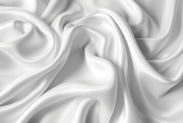 Fototapeta premium white fabric texture background for business card,banner,product display. generative ai