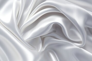 Obraz premium white fabric texture background for business card,banner,product display. generative ai