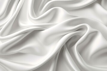 white fabric texture background for business card,banner,product display. generative ai