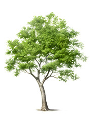 tree Isolated on Transparent or White Background, PNG.