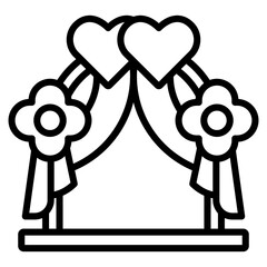 Wedding Decorations Icon