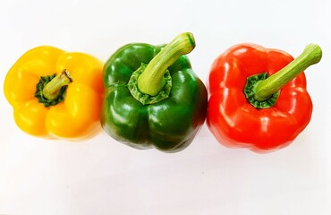 red and yellow peppers