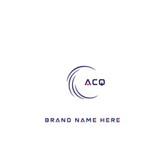 ACQ logo. A C Q design. White ACQ letter. ACQ, A C Q letter logo design. Initial letter ACQ linked circle uppercase monogram logo. A C Q letter logo vector design.	

