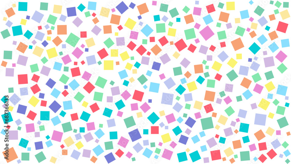 Poster Colorful square pattern background