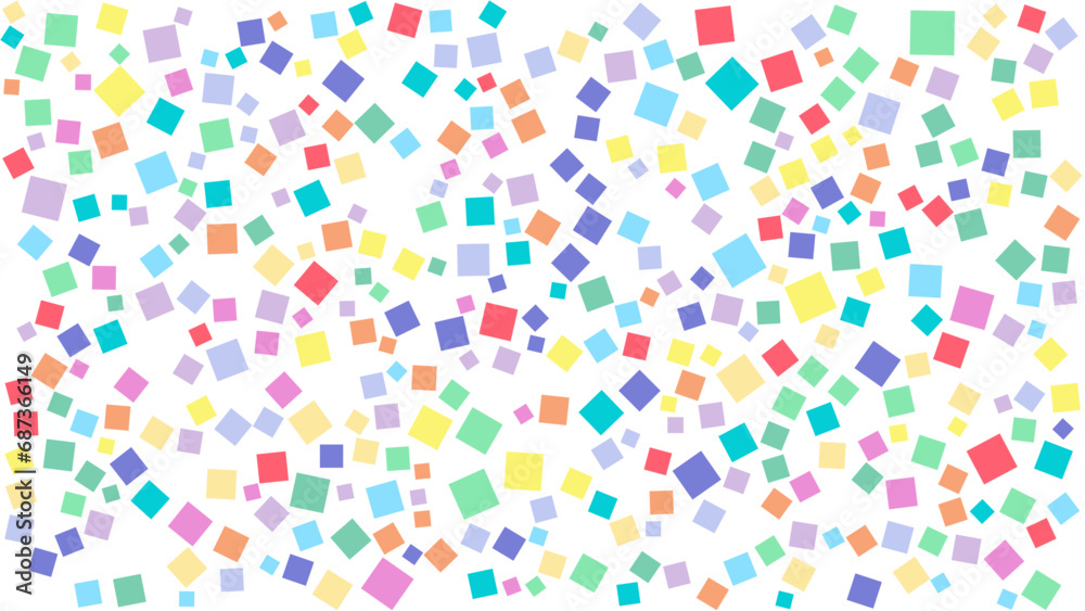 Poster Colorful square pattern background