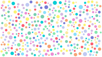 Colorful dotted circle background
