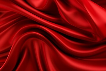 Obraz premium luxury red fabric texture background. generative ai