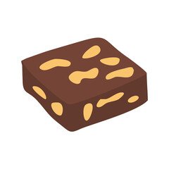 Japense food, chestnut yokan illustration