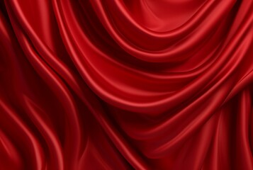 Fototapeta premium luxury red fabric texture background. generative ai
