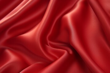 Obraz premium luxury red fabric texture background. generative ai