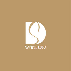 Business logo S symbol clean modern minimalistic sharp vector logo elegant font