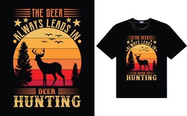 Hunting T shirt Design Vector