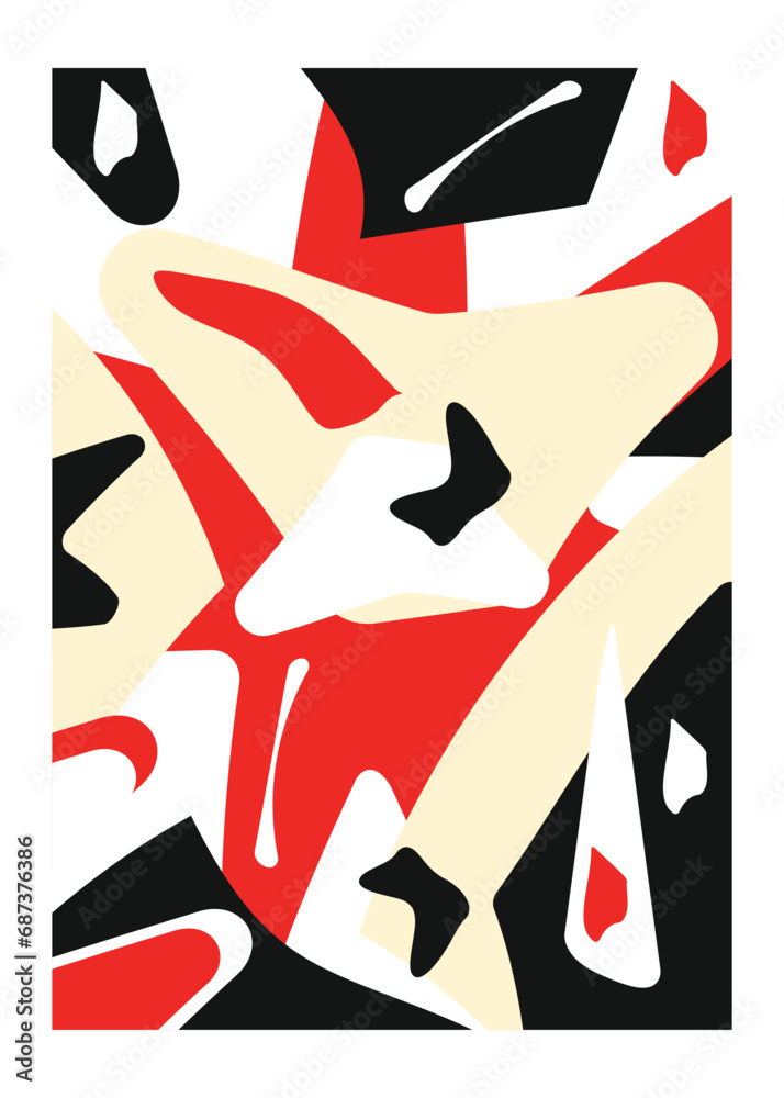 Poster abstract geometric pattern background design, modern neo geo pattern, vector geometric pattern desig