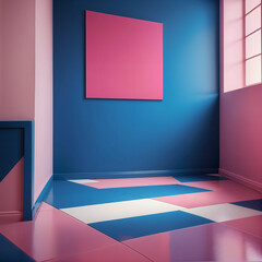 Pink Blue Room
