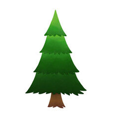 Christmas tree - hand drawn