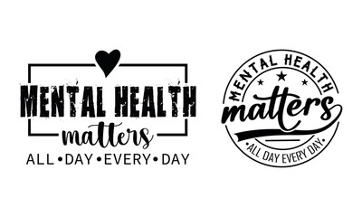 Mental Health Matters Vector and Clip Art