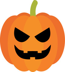 Pumpkin Halloween  Vector Illustration and Flat Icon, etc.