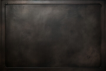 ダークブラウンの家具用レザーの質感、Dark brown furniture leather texture、Generative AI	